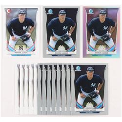 Lot of (16) 2014 Bowman Draft Top Prospects Aaron Judge Baseball Cards with (6) #TP39, (9) Chrome #C
