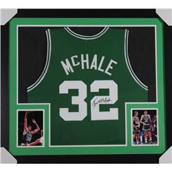 Kevin McHale Signed Boston Celtics 31x35 Custom Framed Jersey (JSA COA)