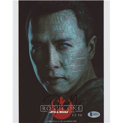 Donnie Yen Signed "Rogue One: A Star Wars Story" 8x10 Photo (Beckett COA)