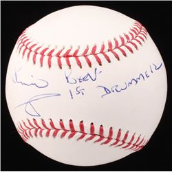Pete Best Signed OML Baseball Inscribed "Beatles- 1ST DRUMMER" (Beckett COA)