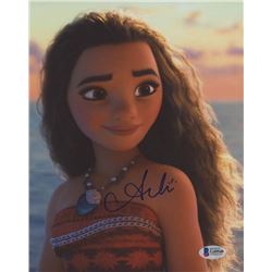 Auli'i Cravalho Signed "Moana" 8x10 Photo (Beckett COA)