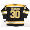 Image 1 : Tim Thomas Signed Boston Bruins Jersey (JSA COA)