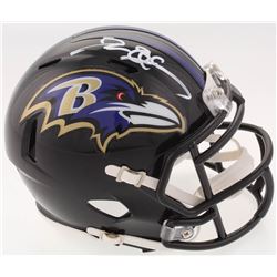 Deion Sanders Signed Baltimore Ravens Speed Mini Helmet (Beckett COA)