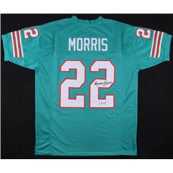 Mercury Morris Signed Miami Dolphins Jersey Inscribed "17-0" (JSA COA)
