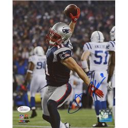 Julian Edelman Signed New England Patriots 8x10 Photo (JSA COA)