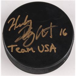 Hilary Knight Signed Hockey Puck Inscribed "Team USA" (JSA COA)