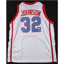 Magic Johnson Signed Everett Vikings Jersey (PSA COA)