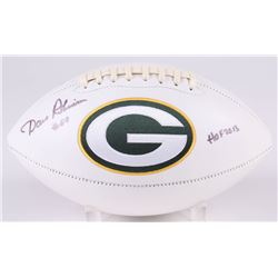 Dave Robinson Signed Green Bay Packers Logo Football Inscribed "HOF 2013" (Jersey Source COA)