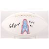 Image 1 : Earl Campbell Signed Houston Oilers Logo Football Inscribed "HOF 91" (JSA COA)