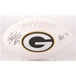 Eddie Lacy Signed Green Bay Packers Logo Football Inscribed "ROY 13" (JSA COA  Lacy Hologram)