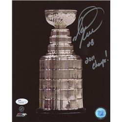 Mark Recchi Signed Stanley Cup 8x10 Photo Inscribed "2011 Champs!" (JSA COA)