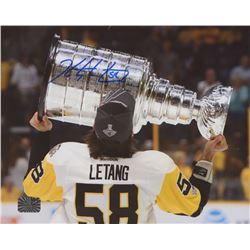 Kris Letang Signed Boston Bruins 8x10 Photo (Letang Hologram)