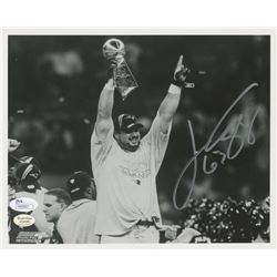 Joe Andruzzi Signed New England Patriots Super Bowl 8x10 Photo (JSA COA)