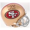 Image 1 : Jerry Rice Signed San Francisco 49ers Full-Size Authentic On-Field Helmet Inscribed "HOF 2010" (Beck