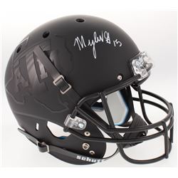Myles Garrett Signed Texas AM Aggies Full-Size Custom Matte Black Helmet (JSA COA)