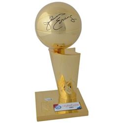 Julius Erving Signed Philadelphia 76ers 1983 NBA Championship Trophy (Fanatics Hologram)