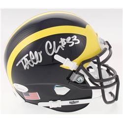 Taco Charlton Signed Michigan Wolverines Mini Helmet (JSA COA)