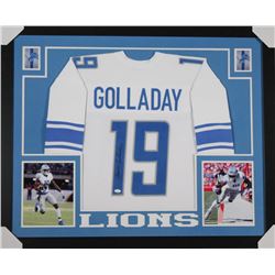 Kenny Golladay Signed Detroit Lions 35x43 Custom Framed Jersey (JSA COA)