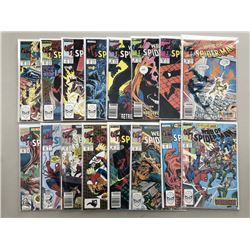 Lot of (33) 1988-95 Marvel "Web of Spider-Man" 1st Series Comic Books