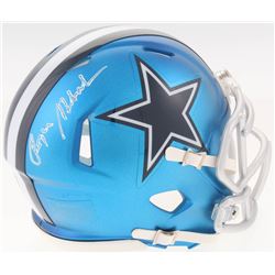 Roger Staubach Signed Dallas Cowboys Blaze Speed Mini Helmet (Schwartz COA)