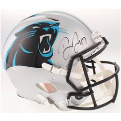 Devin Funchess Signed Carolina Panthers Full-Size Authentic On-Field Speed Helmet (JSA COA)