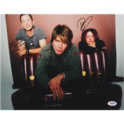 John Rzeznik, Robby Takac  Mike Malinin Signed Goo Goo Dolls 11x14 Photo (PSA LOA)