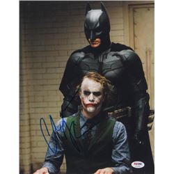 Christian Bale Signed "The Dark Knight" 11x14 Photo (PSA COA)