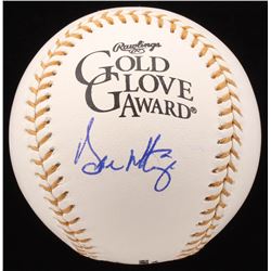 Don Mattingly Signed Gold Glove Award Baseball (JSA COA)