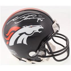 Neil Smith Signed Denver Broncos Mini Helmet (JSA COA)