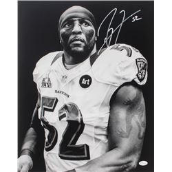 Ray Lewis Signed Baltimore Ravens 16x20 Photo (JSA COA)