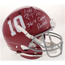 A.J. McCarron Signed Alabama Crimson Tide Full-Size Helmet Inscribed "36-4 Career Record" (Radtke CO