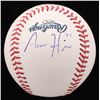 Image 1 : Aaron Hicks Signed OML Baseball (PSA COA)