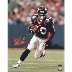 Terrell Davis Signed Denver Broncos 16x20 Photo Inscribed "2x SB Champ" (Radtke COA)