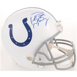 Peyton Manning Signed Indianapolis Colts Full-Size Helmet (Steiner COA, Radtke Hologram  Fanatics Ho