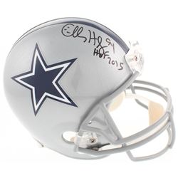 Charles Haley Signed Dallas Cowboys Full-Size Helmet Inscribed "HOF 2015" (JSA COA  Radtke COA)