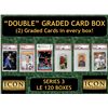 Image 1 : Icon Authentic "Double" Graded Card Box (2) Cards per Box! Series 3 (Guaranteed 2 Cards per Box)