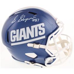 Sterling Shepard Signed New York Giants Color Rush Full-Size Speed Helmet (Fanatics Hologram)