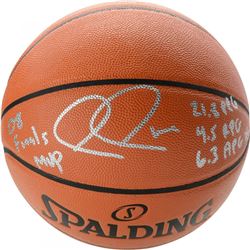 Paul Pierce Signed Limited Edition Basketball Inscribed "08 Finals MVP", "21.8 PPG", "4.5 RPG"  "6.3