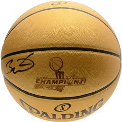 Dwyane Wade Signed "The Champions" Gold Spalding Basketball (Fanatics Hologram)