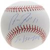 Image 1 : Jose Ramirez Signed OML Baseball Inscribed "30/30 - 2018" (Fanatics Hologram)