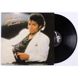 Michael Jackson Twice Signed "Thriller" Vinyl Record Album (JSA LOA)
