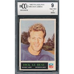 1965 Philadelphia #64 Dick LeBeau RC (BCCG 9)