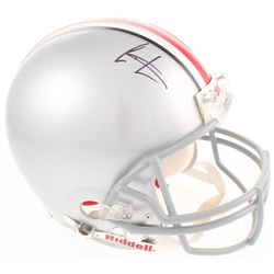 Cris Carter Signed Ohio State Buckeyes Full-Size Authentic On-Field Helmet (JSA COA)