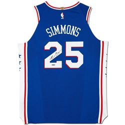 Ben Simmons Signed Philadelphia 76ers Jersey (UDA COA)