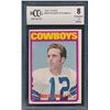 Image 1 : 1972 Topps #200 Roger Staubach RC (BCCG 8)