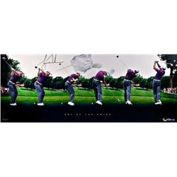 Tiger Woods Signed "Art of the Swing" 15x36 Limited Edition Panoramic Photo (UDA COA)