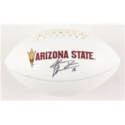 Jake Plummer Signed Arizona State Sun Devils Logo Football (Beckett COA)