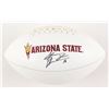 Image 1 : Jake Plummer Signed Arizona State Sun Devils Logo Football (Beckett COA)