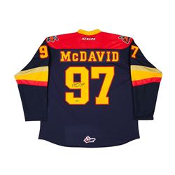 Connor McDavid Signed Erie Otters Captain Jersey (UDA COA)