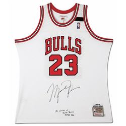 Michael Jordan Signed Limited Edition 1991-92 Chicago Bulls Jersey Inscribed "In Memory of Sheri Ber